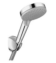 Hansgrohe Vernis Blend – dušo galvutės rinkinys, 2 sroves, dušo laikiklis ir žarna, EcoSmart, chromuotas 26278000
