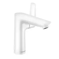 Hansgrohe Talis E – praustuvo maišytuvas su išleidimo komplektu, balta matinė 71754700