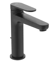 Ideal Standard Cerafine Nuovo – praustuvo maišytuvas su išleidimo vožtuvu, šilkinė juoda BD909XG