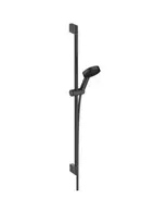 Hansgrohe Pulsify Select – dušo komplektas, 3 srovių tipai, strypas 96 cm ir žarna, juodas matinis 24170670