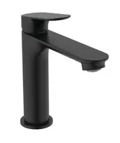 Ideal Standard Ceralife O – praustuvo maišytuvas su ClickClack išleidimo komplektu, BlueStart, matinis juodas BE100XG