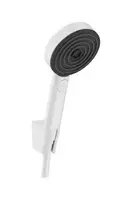 Hansgrohe Pulsify Select – dušo komplektas, 3 srovių tipai, su laikikliu ir 125 cm žarna, balta matinė 24302700