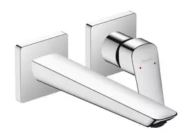 Hansgrohe Logis – praustuvo maišytuvas Fine, 2 skylių montavimas, EcoSmart, chromuotas 71256000