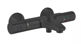 Grohe QuickFix Precision Start – termostatinis vonios maišytuvas, juodas matinis 345982430