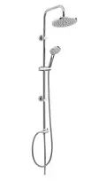 Ferro dušo rinkiniai – dušo komplektas, viršutinis ir rankinis dušas su laikikliu ir dušo žarna, aukštis 106 cm, chromas SET030,0