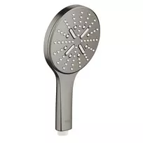 Grohe Rainshower SmartActive – rankinis dušas 130, 9,5 l/min, 3 srovių tipai, šlifuotas kietas grafitas 26574AL0