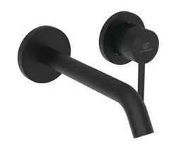 Ideal Standard Ceraline Nuovo – įleistinis praustuvo maišytuvas, 2 skylių montavimas, šilkinė juoda BD764XG