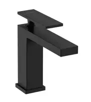Hansgrohe Tecturis E – praustuvo maišytuvas su išleidimo komplektu, CoolStart, EcoSmart, matinis juodas 73014670