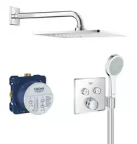 Grohe Grohtherm SmartControl – dušo komplektas Perfect su termostatiniais maišytuvais – įmontuojamas, 2 srautai, chromuotas 34742000
