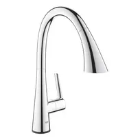 Grohe ZedraTouch – elektroninis kriauklės maišytuvas su ištraukiamu indų purkštuku, chromuotas 30219002