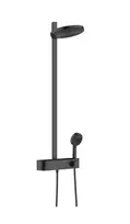 Hansgrohe Pulsify S – dušo rinkinys 260 su termostatu ShowerTablet Select 400, 2 srove, EcoSmart, matinis juodas 24241670