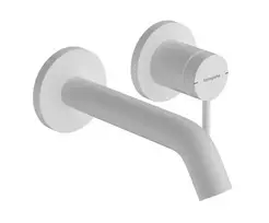 Hansgrohe Tecturis S – paslėpta praustuvo maišytuvas, su išleidimo komplektu, 2 skylių montavimas, EcoSmart, balta matinė 73350700