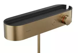 Hansgrohe ShowerTablet Select – termostatinis dušo maišytuvas, šlifuotas bronzos spalvos 24360140