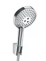 Hansgrohe Raindance Select S – dušo komplektas 120, 3jet P su dušo laikikliu ir dušo žarna 1,25 m, chromuotas 27669000