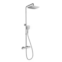 Ravak 10° Free – dušo komplektas TD F 091.00/150 su termostatu, 25 cm, chromas X070141