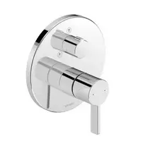 Duravit D-Neo – paslėpta armatūra, skirta 2 vartotojams, chromas DE4210012010