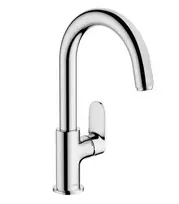 Hansgrohe Vernis Blend – vienos rankenos maišytuvas su išleidimo komplektu ir pasukamu išleidimo vamzdžiu, EcoSmart, chromuotas 71554000