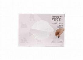 Show Tech plastikiniai suktukai folijai – Patvarios 15x30 cm plėvelės, 100 vienetų pakuotė