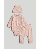 MOTHERCARE smėlinukas, kelnės ir kepurė, AV85101 74 cm