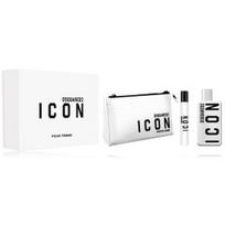 Dsquared2 Icon rinkinys moterims (100 ml. EDP + 10 ml. EDP + kosmetinė) - Rinkinys