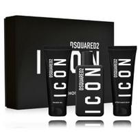 Dsquared2 Icon rinkinys vyrams (100 ml. EDP + 100 ml. dušo gelis + 100 ml. balzamas po skutimosi) - Rinkinys
