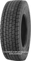 Padanga 315/70R22.5 GRD1 Advance 20PR 156/150LTL M+S 3PMSF(gal.),  315/70 R22.5
