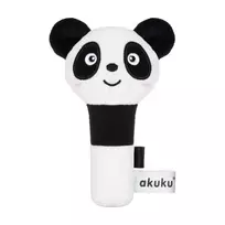Akuku  minkštas pliušinis žaisliukas/ barškutis Panda, A0706
