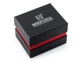 Dovanų dėžutė laikrodžiui - Naviforce - juoda ir raudona