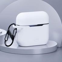 Apple AirPods Pro - 3mk silikoninis AirPods dėklas baltas