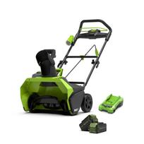 Sniego valytuvas Greenworks GD40STUBXF 40V, 2X4Ah (su akum. ir krov.)