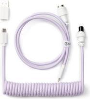 Keychron Coiled Type-C Cable, Light Purple
