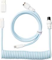 Keychron Coiled Type-C Cable, Light Blue