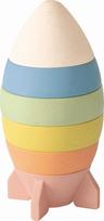 Kinder And Kids - Wheat Straw Rocket Stacking Game - (K30001)