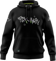 Rick And Morty Hoodie With Logo, Black, M