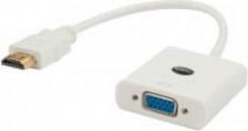 Savio HDMI (M) TO VGA (F) ADAPTER WHITE CL-201