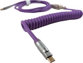 VGN PU Coiled Cable, Purple