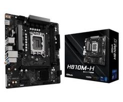 Mainboard|ASROCK|H810M-H|Intel H810|LGA 1851 (Socket V1)|micro ATX|RAM DDR5-SDRAM|2xSlots|1xNumber of M.2 (M) slots|H810M-H