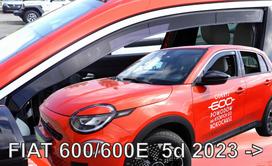 FIAT 600 E 5 durų 2023 → Langų vėjo deflektoriai priekinėms durims