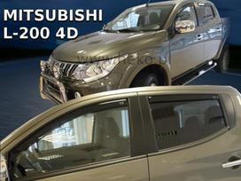 MITSUBISHI L-200 2/4 durų  (double cab) 2015 → Langų vėjo deflektoriai keturioms durims