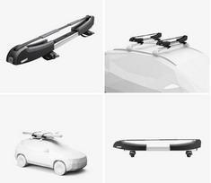 THULE SUP Taxi XT baidarių laikiklis ant skersinių