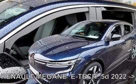 RENAULT MEGANE   E-TECH  5d 2022 → Langų vėjo deflektoriai keturioms durims