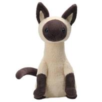 Mielas mielas Siamo katės lėlė pliušinis žaislas kačiuko lėlė vaikams raminanti skudurinė lėlė mergaitės gimtadienio dovana 20cm（0.06kg）