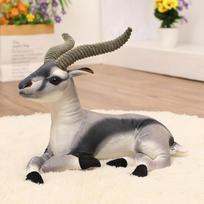 Cute simulation antelope doll plush toy lamb Tibetan antelope doll home decoration children's soothing doll 43cm（0.3kg）