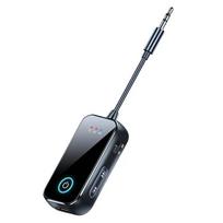 Bluetooth 6.0 garso siųstuvas ir imtuvas 2 viename belaidis 3,5 mm Aux garso adapteris Bluetooth siųstuvas televizoriui, automobiliui, ausinėms