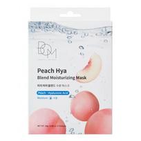Peach Hya Blend Moisturizing Mask Drėkinančios odą lakštinės veido kaukės 10 vnt.