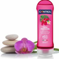 CONTROL LUBES Control 2-in-1 Massage & Pleasure Gel Thai Passion 200ml, Paraben-Free