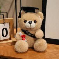 Daktaras Meškinas Baigimo Meškinas Lėlė Pliušinis Žaislas Daktaro Kepurė Meškinas Teddy Meškinas Lėlė Studentų Baigimo Dovana 18cm（0.07kg）