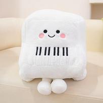 Kūrybinga simuliacinė muzikos instrumento lėlė gitara pianinas lėlė pliušinis žaislas muzikos pamokos dekoracija vaikiška skudurėlio lėlė 20cm（0.1kg）