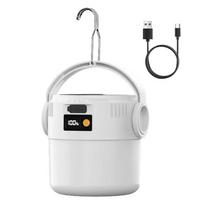 Solar LED COB Camping Lights Lightweight Camping Lantern USB/Solar rechargeable Waterproof Lamp For Outdoor Home Hiking Night 500mAh-1pc
