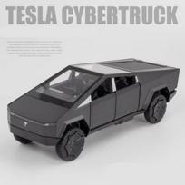 1/32 viso dydžio žaislinis pikapas, lydinio sunkvežimio automobilio modelis, lieto metalo visureigis, automobilio modelis, garsas ir šviesa, vaikiškas žaislas, dovana berniukui pilka spalva
